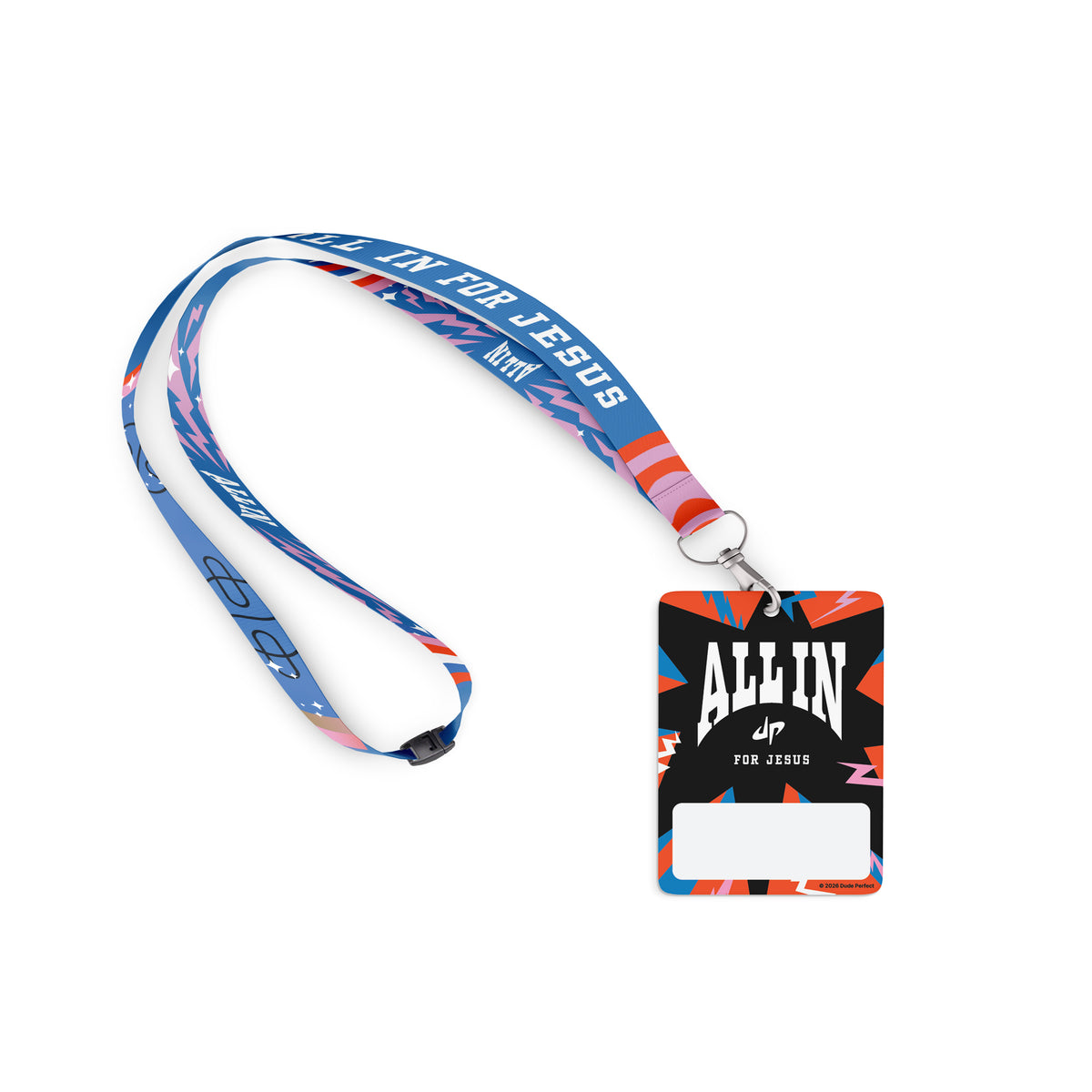Breakaway Lanyard with Nametag (set of 12) - Dude Perfect VBS 27 ALL IN!
