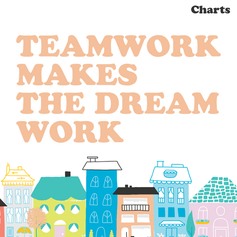 Teamwork Makes The Dream Work Charts (Download)
