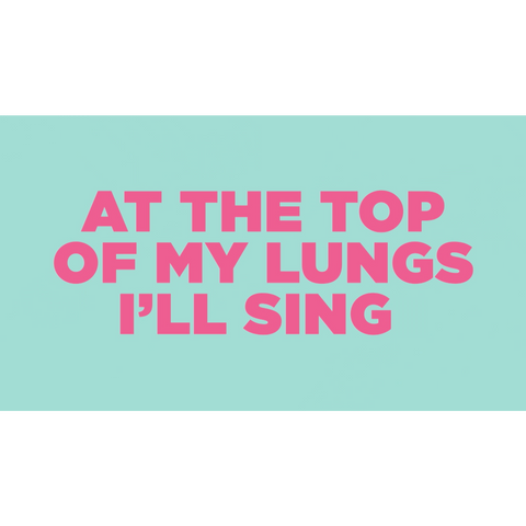 At The Top Of My Lungs Live Lyrics Video (Download)