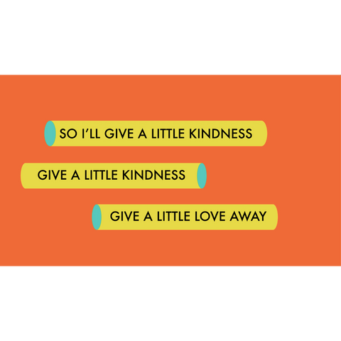 Give A Little Kindness Live Lyrics Video (Download)