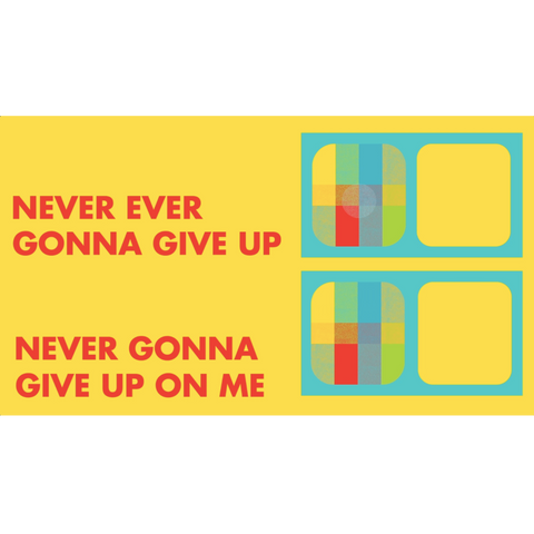 Never Give Up Live Lyrics Video (Download)