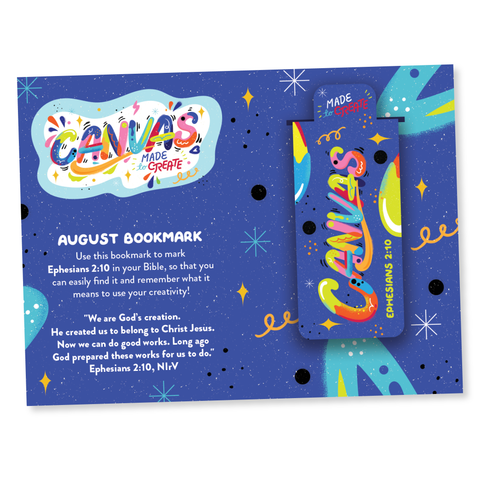 Magnetic Bible Verse Bookmark: August 2023 (Set of 5)