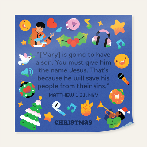 252 Kids Memory Verse Widget Cling: December 2024 (Set of 10)