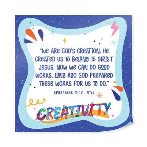 252 Kids Memory Verse Widget Cling: August 2023 (Set of 10)