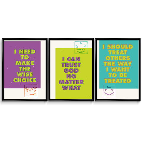 252 Kids Three Basic Truths Poster Bundle Artwork 2021 (Download)