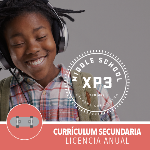 XP3 Middle School Annual License (Spanish Translation)