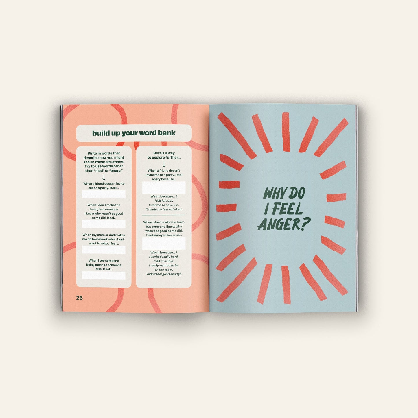 Kids’ Emotional Health Workbook Bundle: Worry, Sadness, and Anger (Set of 30)