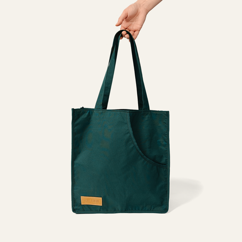 "Here for It" Green Tote Bag - Carry 117