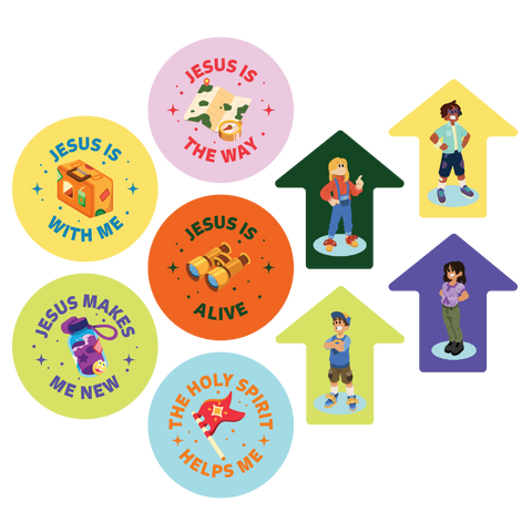 Preorder | Kingdom Quest | Floor Clings Set