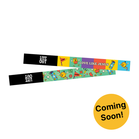 Live It Out VBS Cloth Bracelets (Set of 12) - COMING SOON