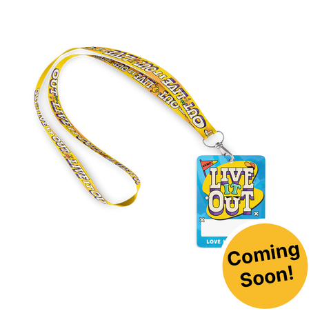 Live It Out VBS Lanyard & Nametag Set (Set of 12) - COMING SOON