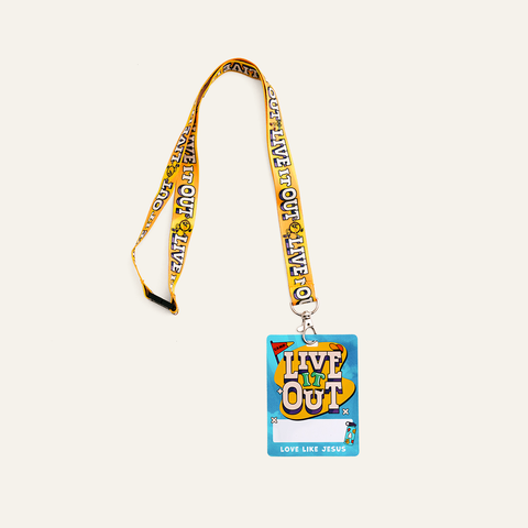 Live It Out VBS Lanyard & Nametag Set (Set of 12)