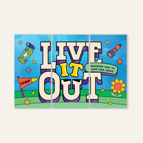 Live It Out VBS Mural Backdrop