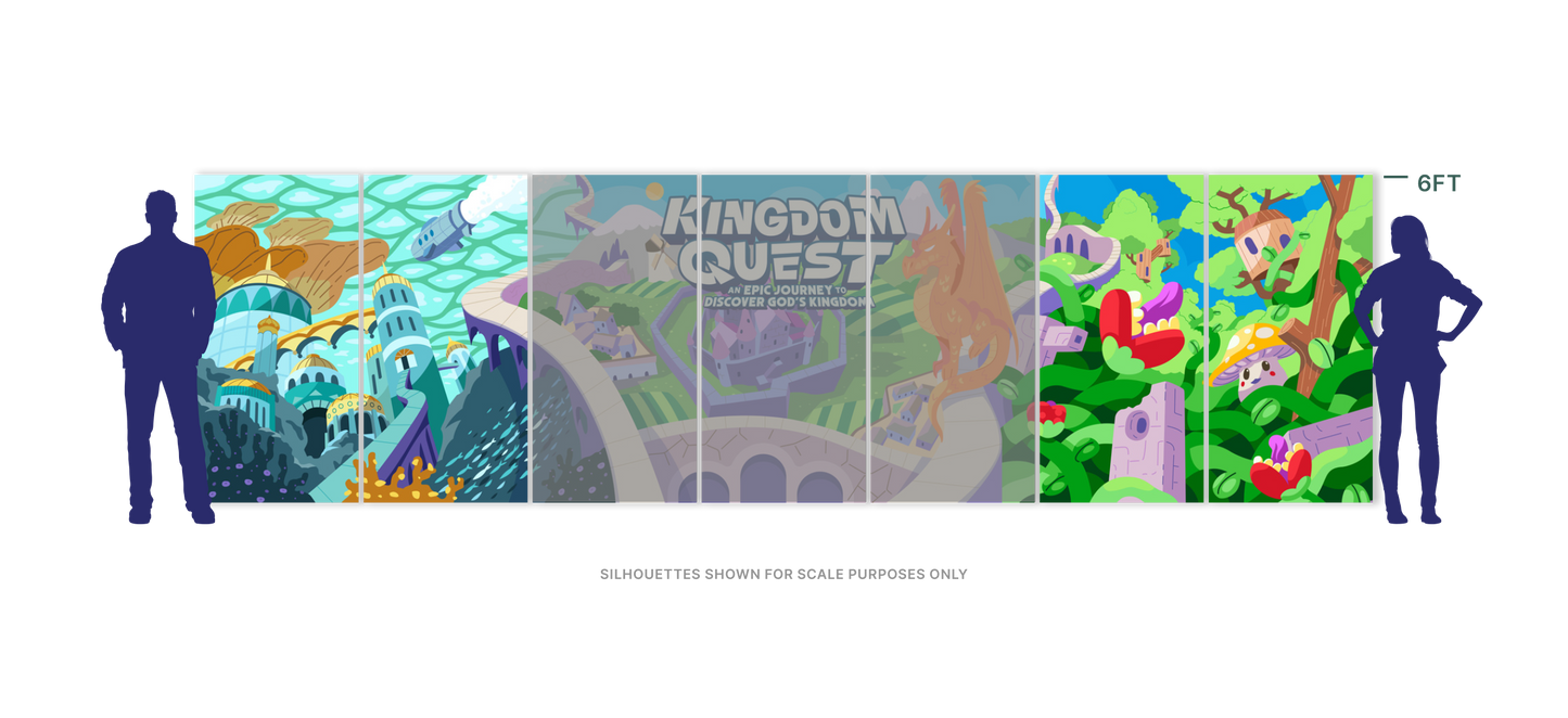 Preorder: Kingdom Quest: Mural Backdrop Extender