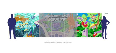 Preorder: Kingdom Quest: Mural Backdrop Extender