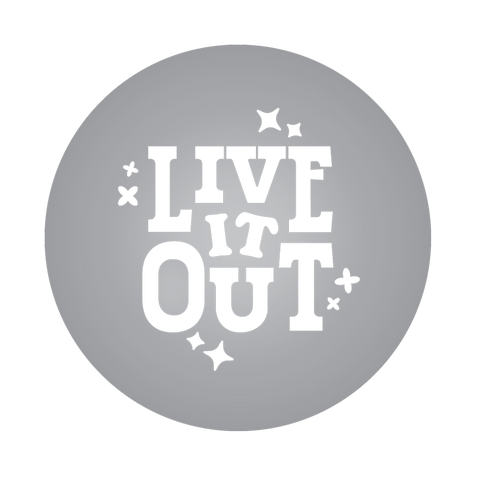 Live It Out VBS Spotlight Logo Plate