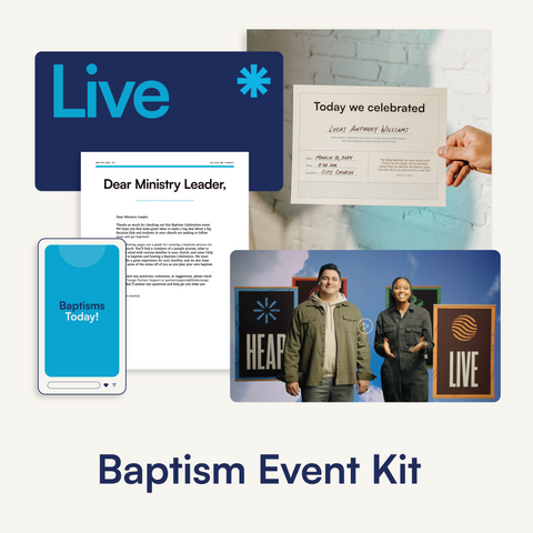 Baptism Celebration Event and Training Kit (Download)