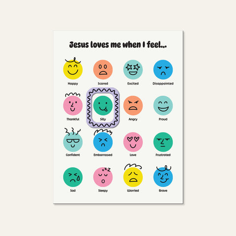 Jesus Loves Me: Emotions Magnet