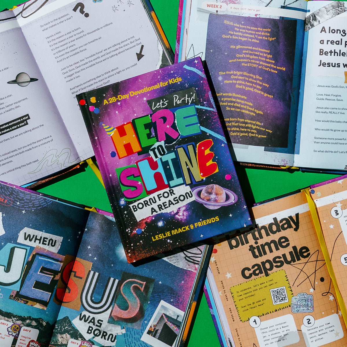 Here to Shine: Born for a Reason. Let's Party! Devotional (Hardcover edition)