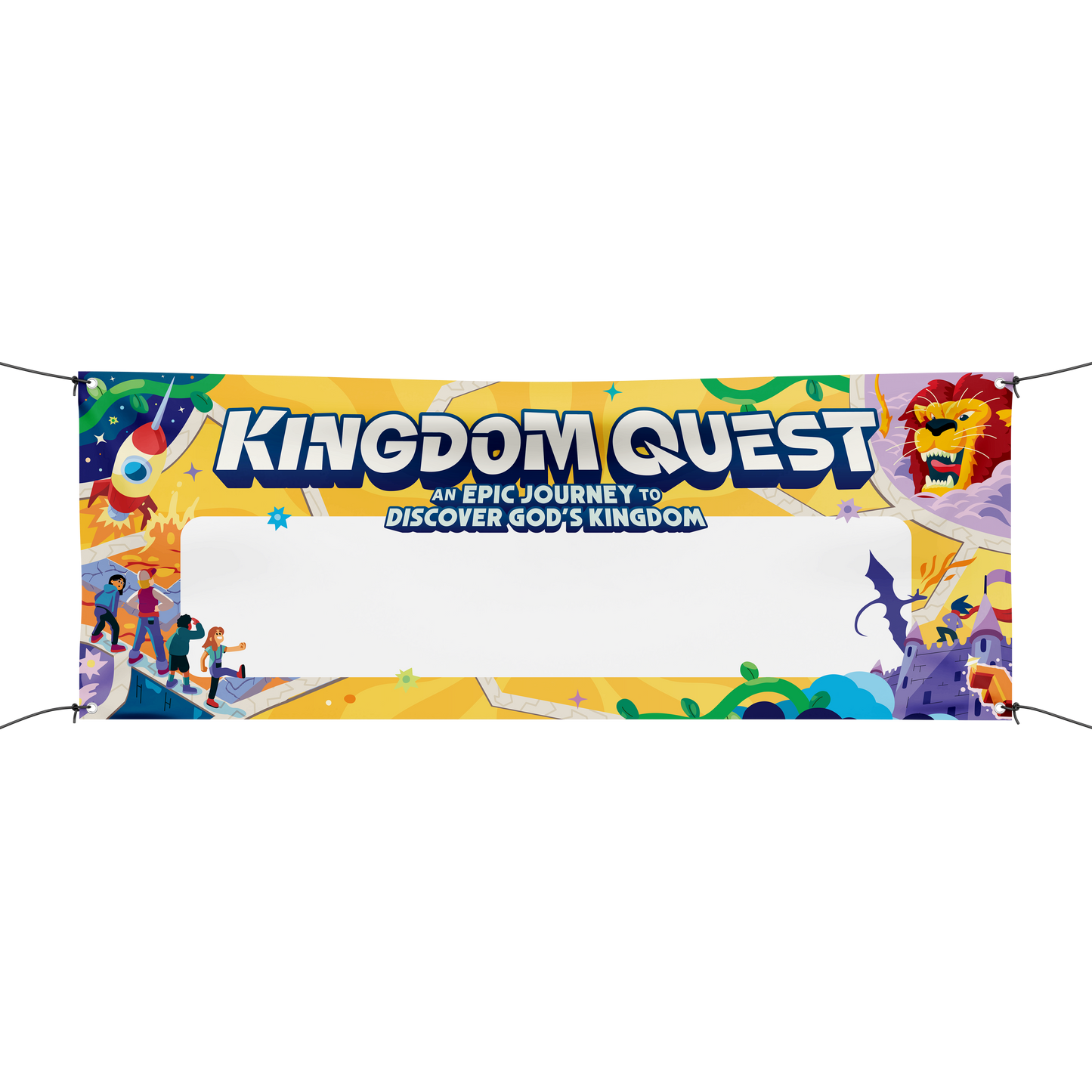 Kingdom Quest: Outdoor Banner (3 ft x 8 ft)
