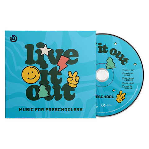 Live It Out VBS Preschool Album CD (Set of 12)