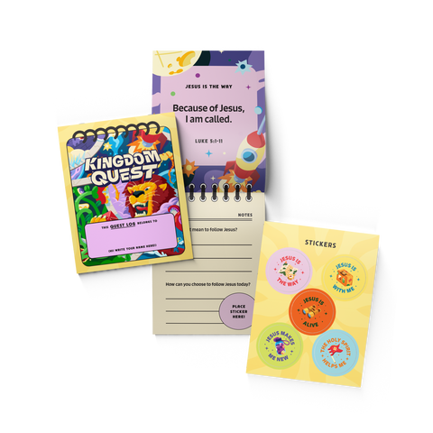 Preorder | Kingdom Quest | Quest Log & Stickers Set