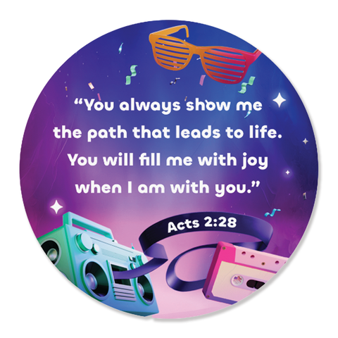 Start the Party VBS Memory Verse Cling (Set of 12)