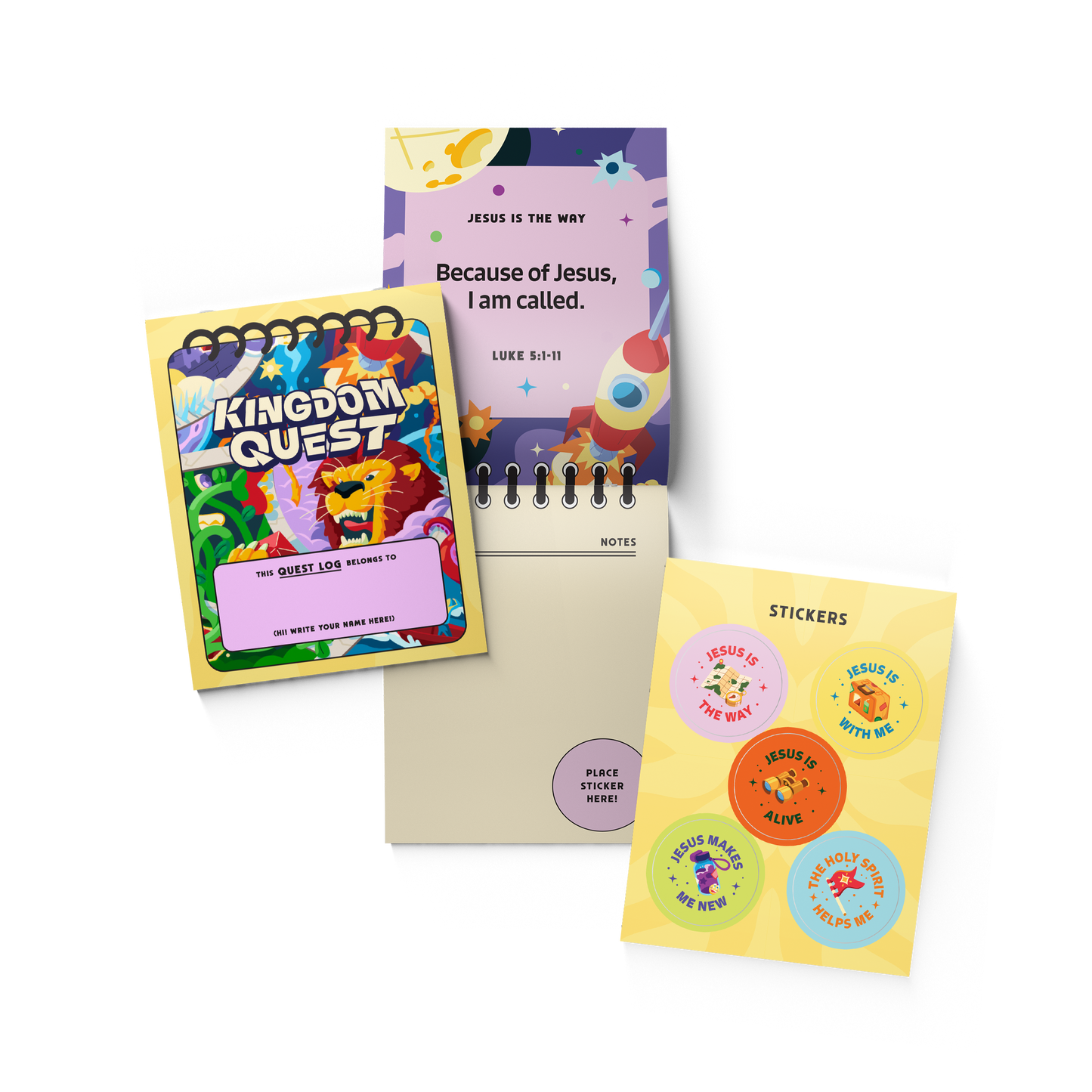 Kingdom Quest: Quest Log & Stickers Set