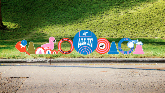 Yard Signs with Stakes (set of 18) - Dude Perfect VBS 27 ALL IN!