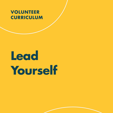Monthly Volunteer Training Kit - Lead Yourself (Download)