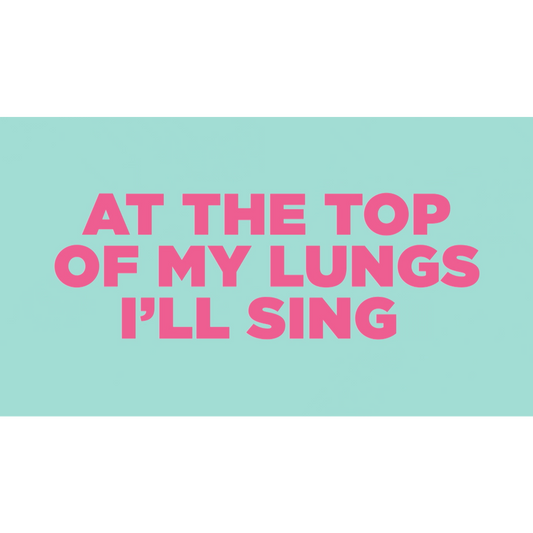 At The Top Of My Lungs Live Lyrics Video (Download)