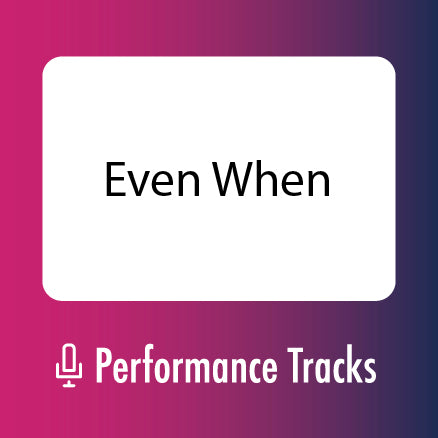 Even When Performance Tracks (Download)