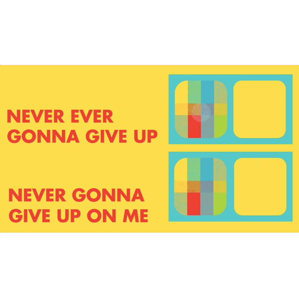 Never Give Up Live Lyrics Video (Download)