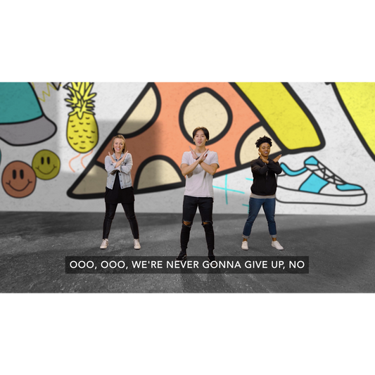 Never Gonna Give Up Music Video (Download)