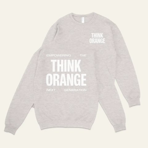 Think Orange Crewneck Sweatshirt
