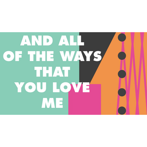 All of the Ways Live Lyrics Video (Download)