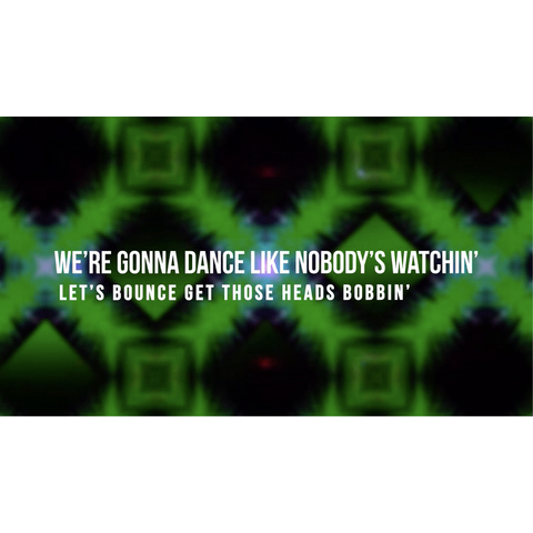 Dance Like Nobody's Watchin' Live Lyrics Video (Download)