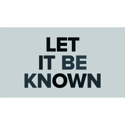 Let it be Known Live Lyrics Video (Download)