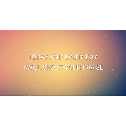 Today and Every Day Live Lyrics Video (Download)