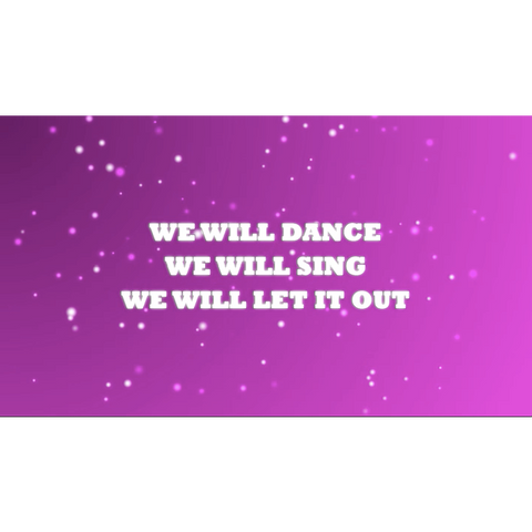 We Will Dance Live Lyrics Video (Download)