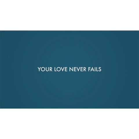 Your Love Never Fails Live Lyrics Video (Download)